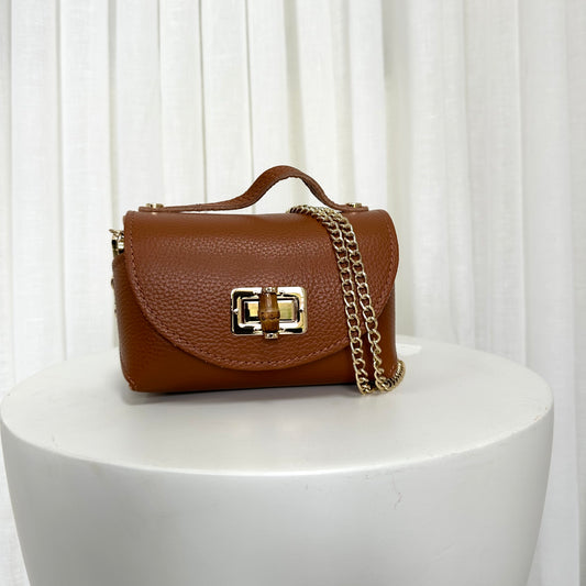 SAMPLE SALE - Mini Top Handle Leather Bag
