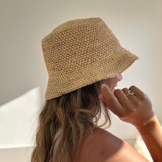 Raffia Bucket Hat