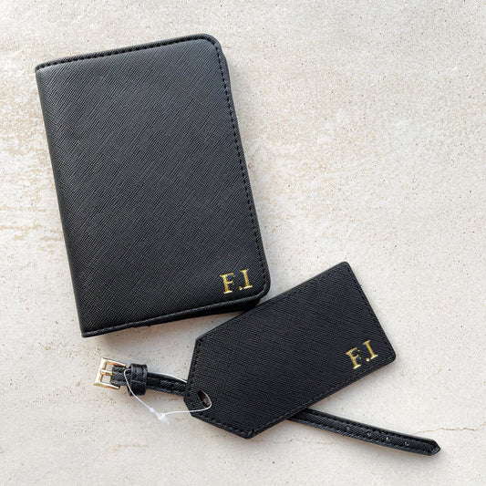 Personalised Passport Holder and Tag Set - OLIVIA AND GRAY LTD