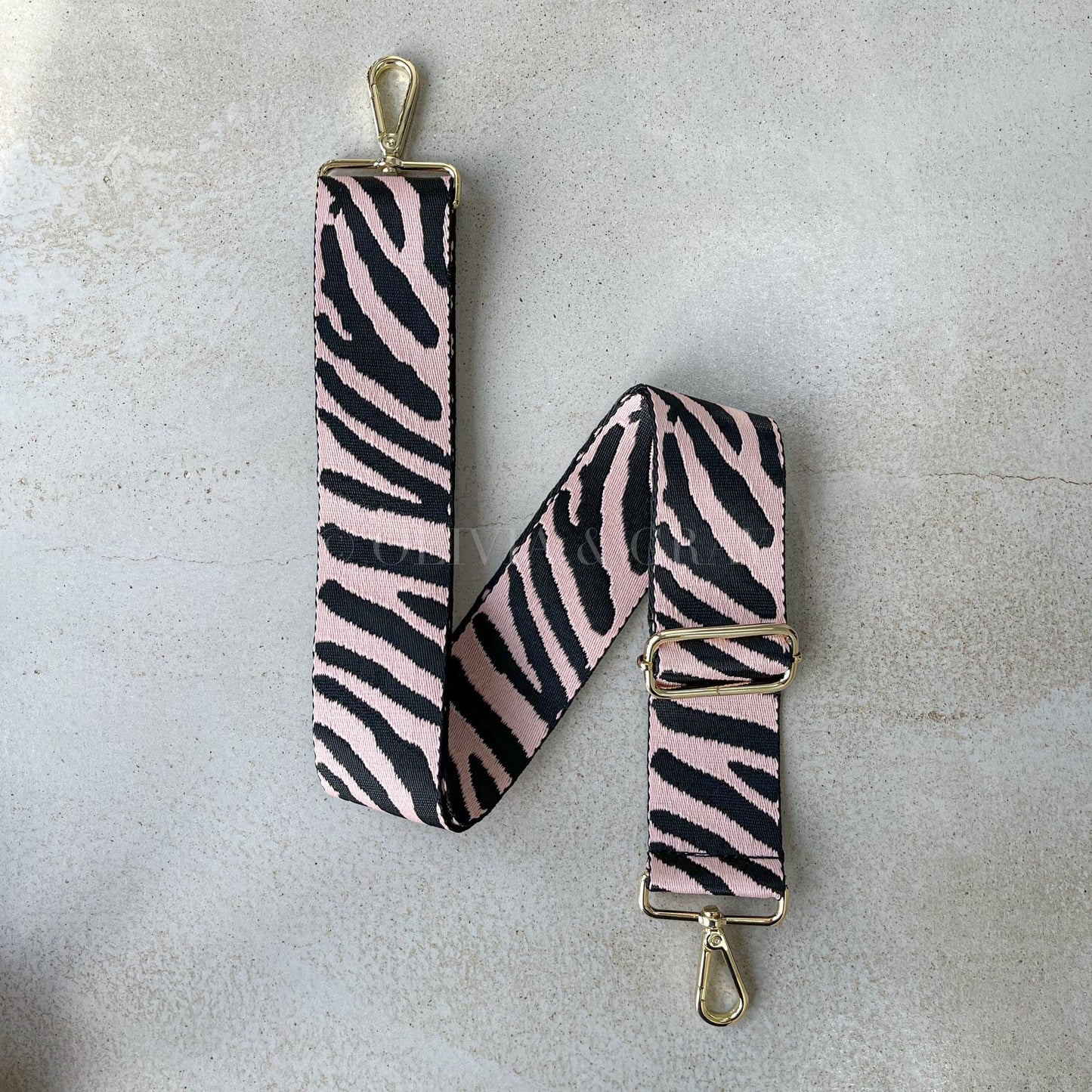Zebra Print Stylish Bag Straps - OLIVIA AND GRAY LTD