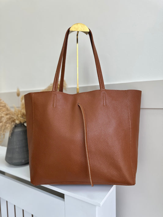 SAMPLE Leather Tote Bag
