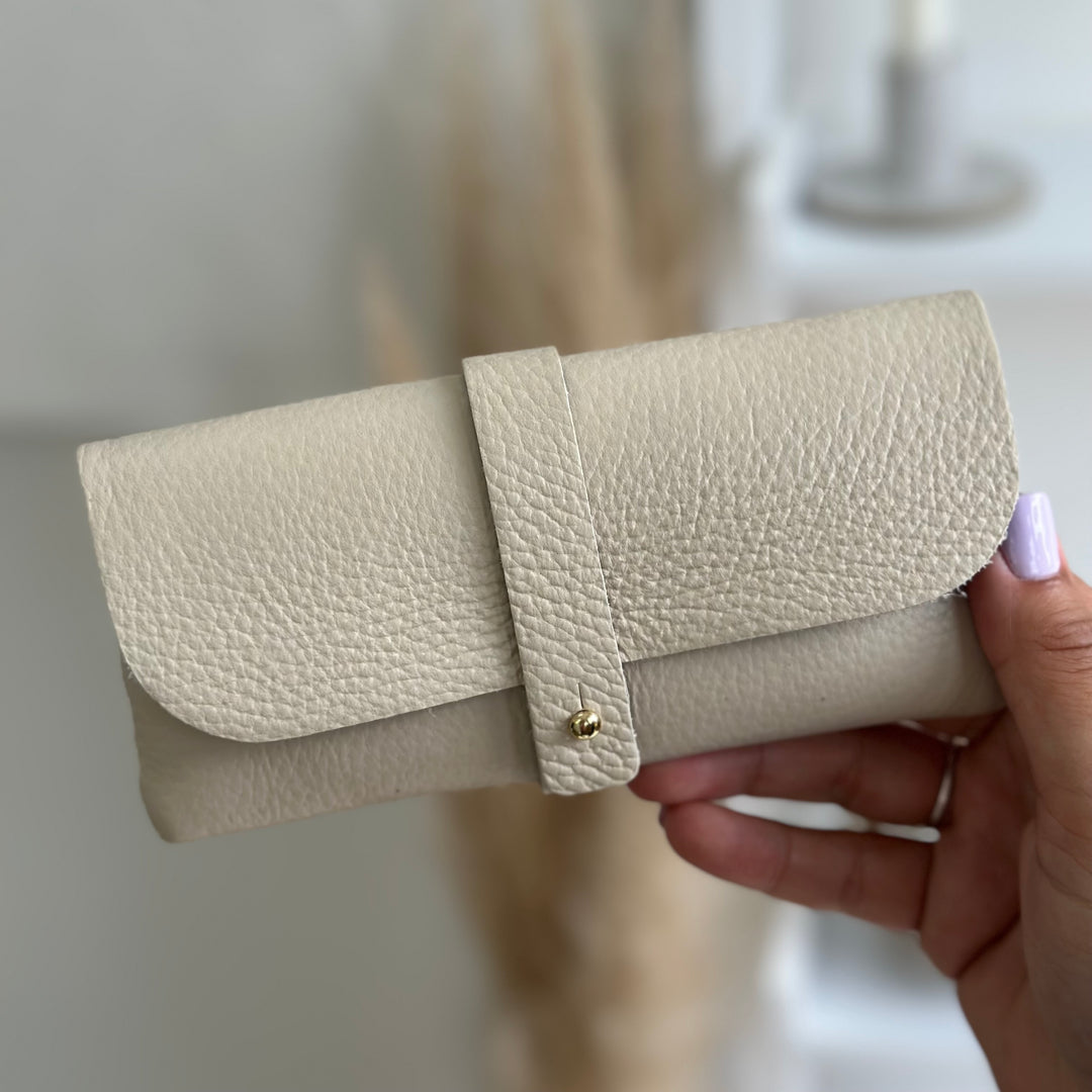 Personalised Leather Glasses Case