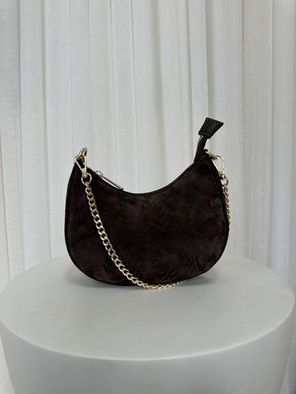SAMPLE SALE - Suede Mini Crossbody bag