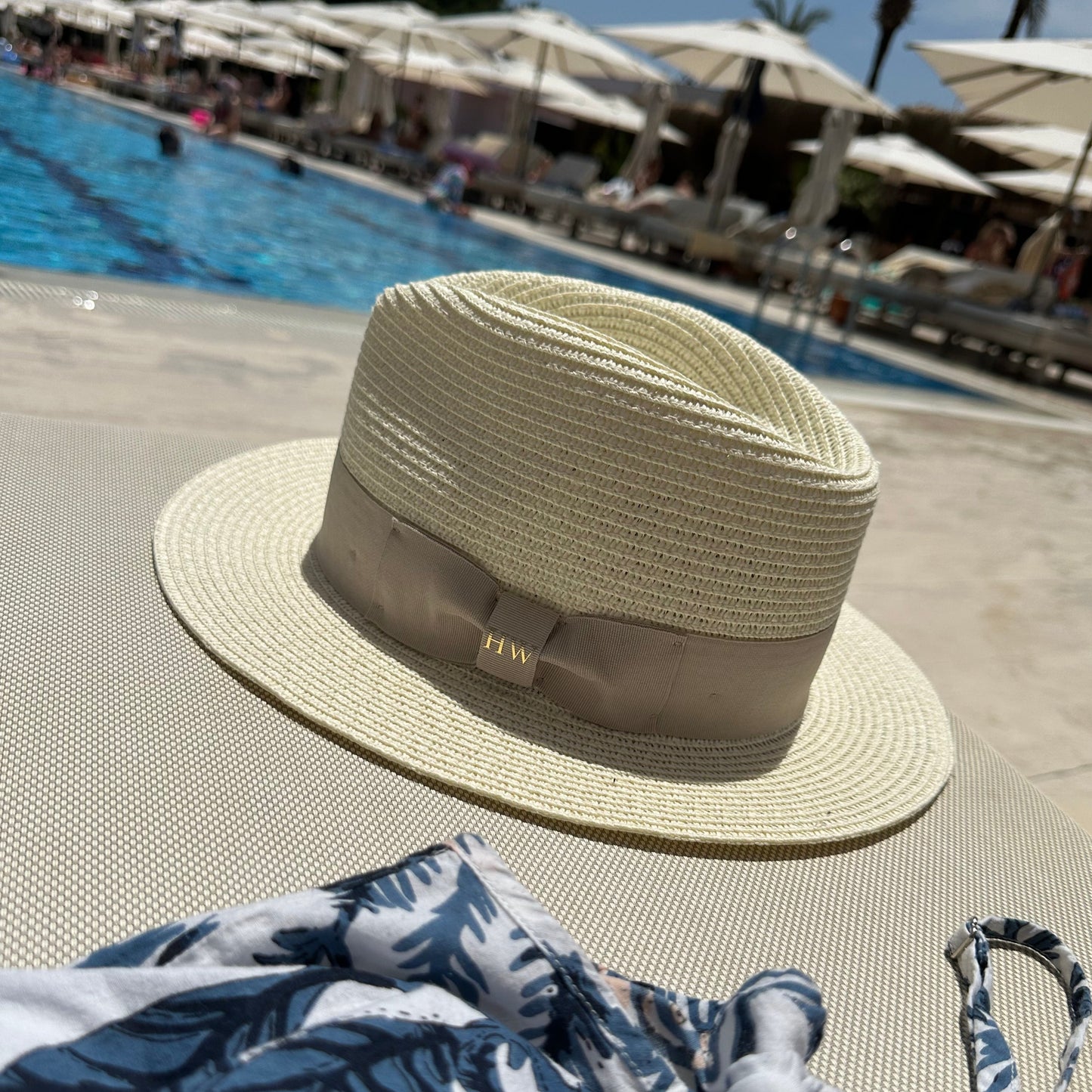 Personalised Summer Straw Panama Hat