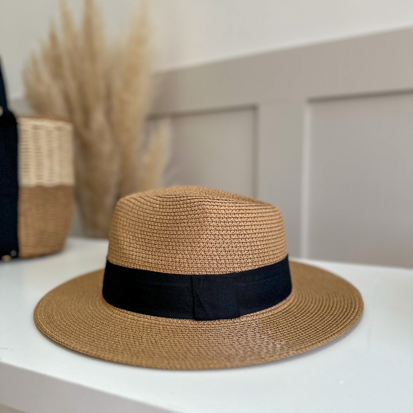 Personalised Straw Fedora Hat