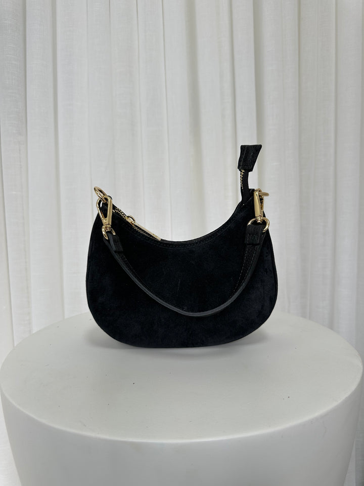 SAMPLE SALE - Suede Mini Crossbody bag