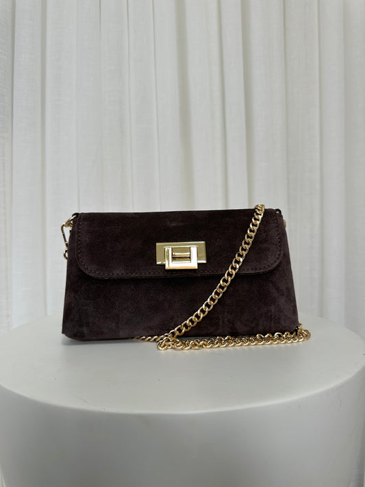 SAMPLE SALE - Suede Clutch Bag