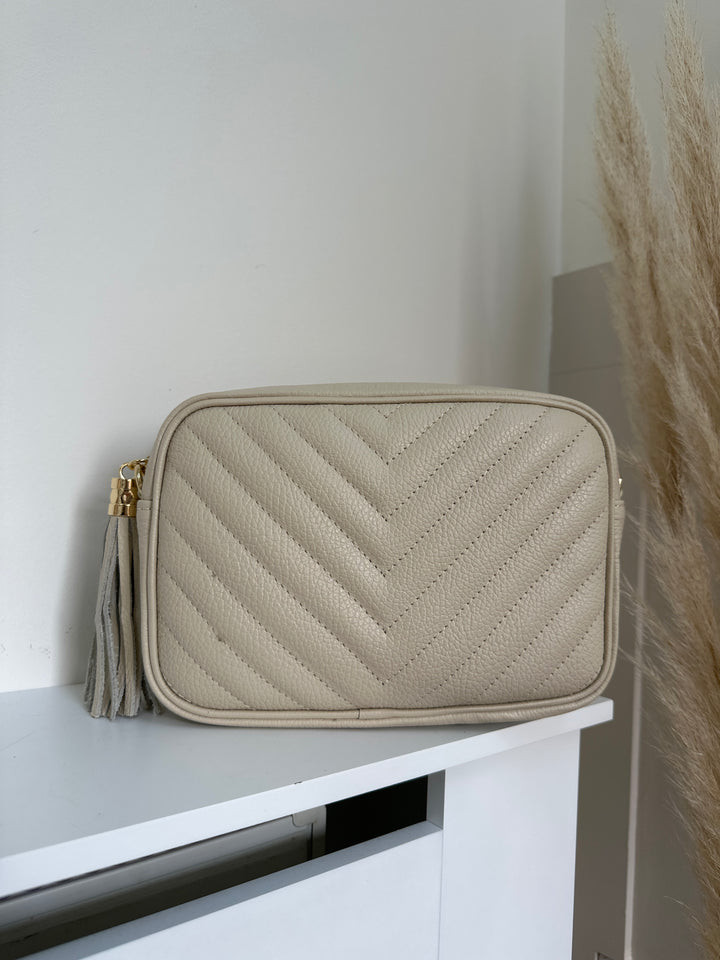 SAMPLE SECONDS - Kira Personalised Quilted Leather Bag