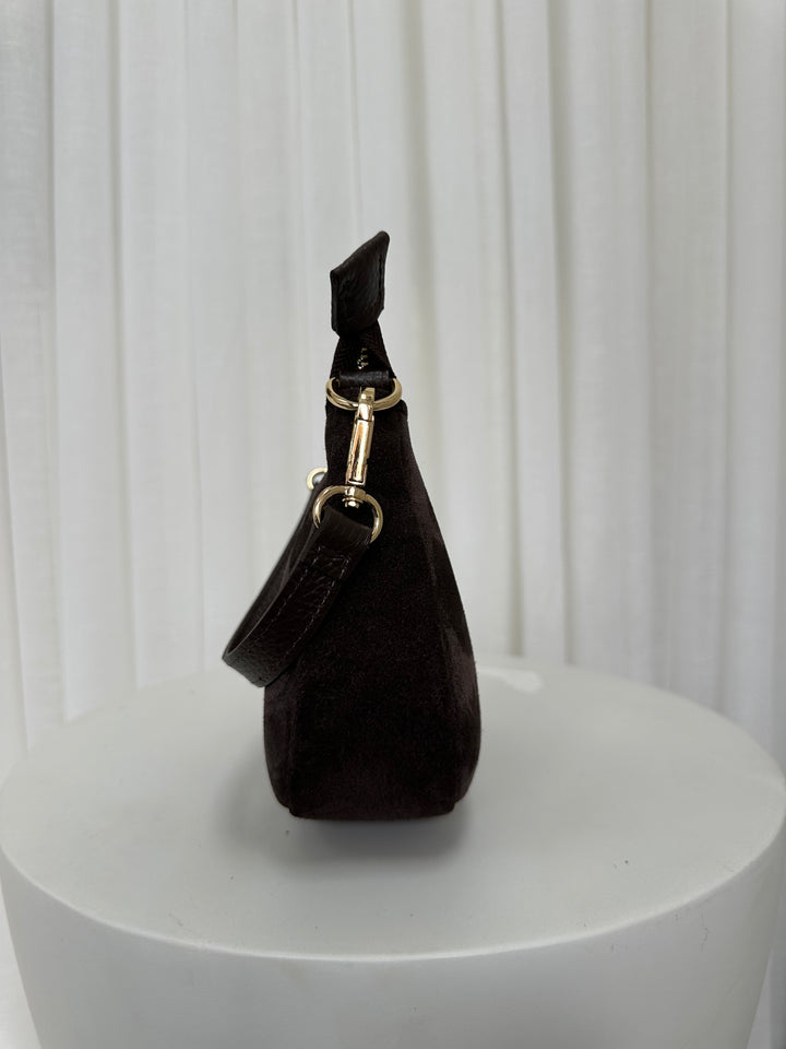 SAMPLE SALE - Suede Mini Crossbody bag