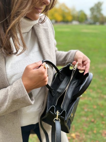 SAMPLE SALE - Midi Suede Leather Tote Bag