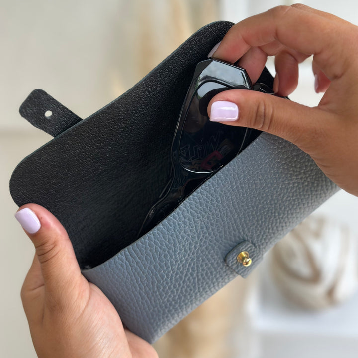 Personalised Leather Glasses Case