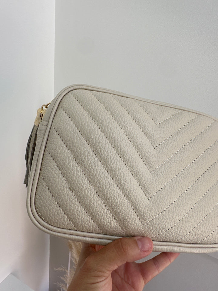 SAMPLE SECONDS - Kira Personalised Quilted Leather Bag