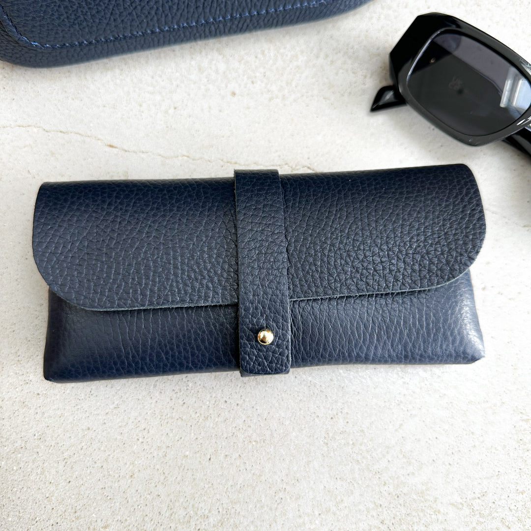 Personalised Leather Glasses Case