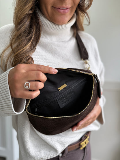 Billie Personalised Suede Bum Bag