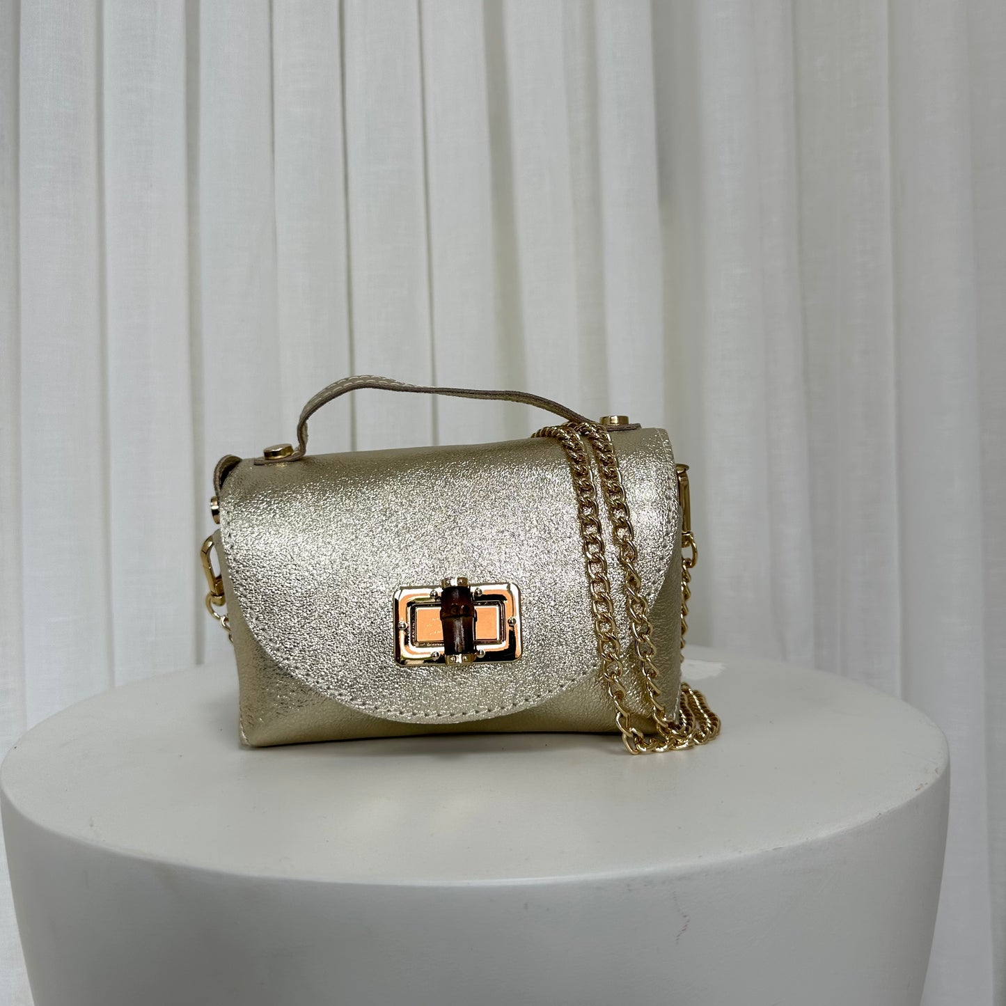 SAMPLE SALE - Mini Top Handle Leather Bag