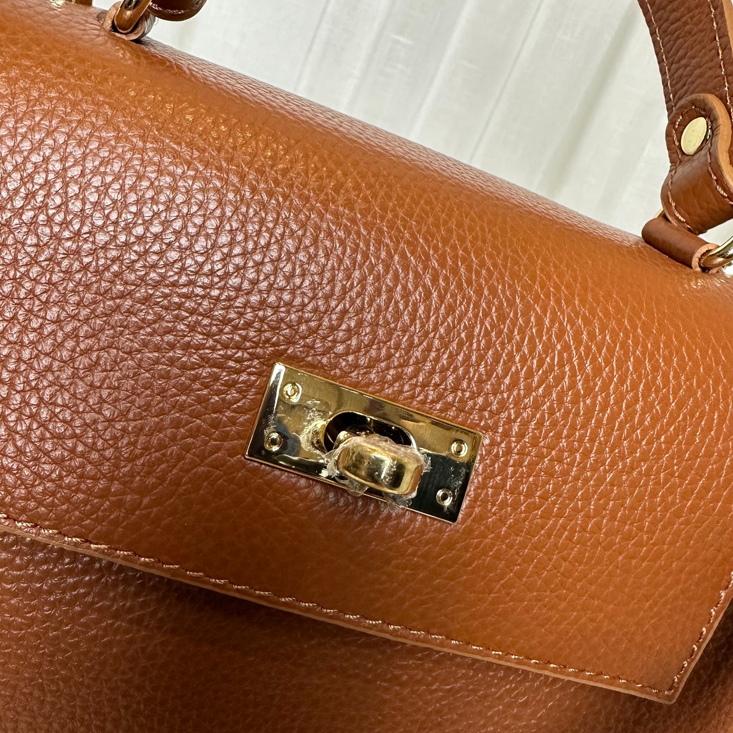 SECONDS. Grace Leather Top handle Crossbody Bag