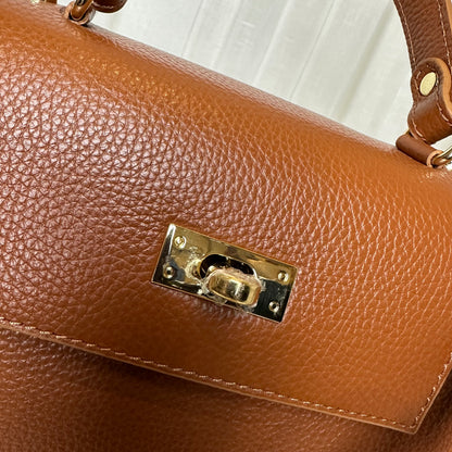 SECONDS. Grace Leather Top handle Crossbody Bag