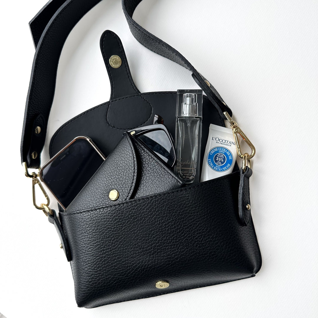 What fits in your leather bag