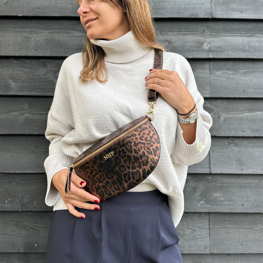 Billie Personalised Leather Waist Bag