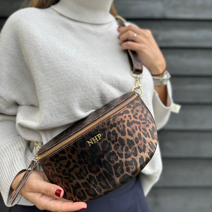 Billie Personalised Leather Waist Bag