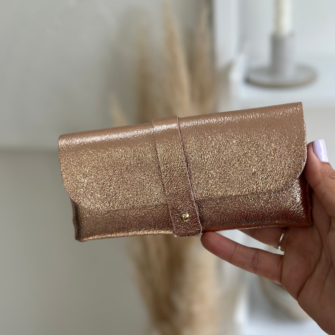 Personalised Leather Glasses Case