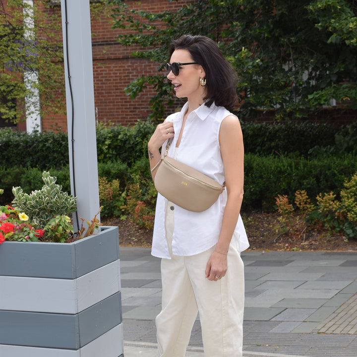 Billie Personalised Leather Waist Bag