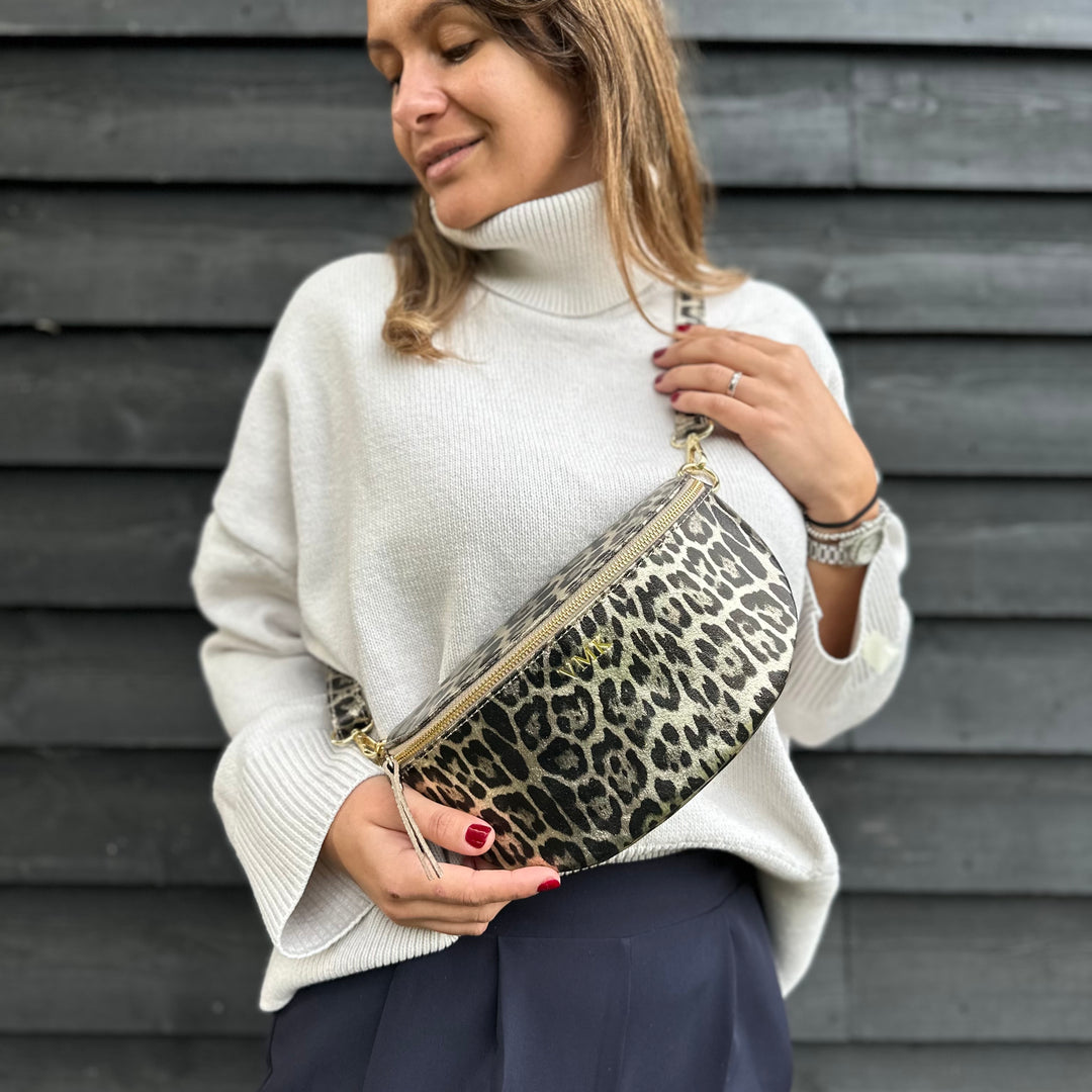 Billie Personalised Leather Waist Bag