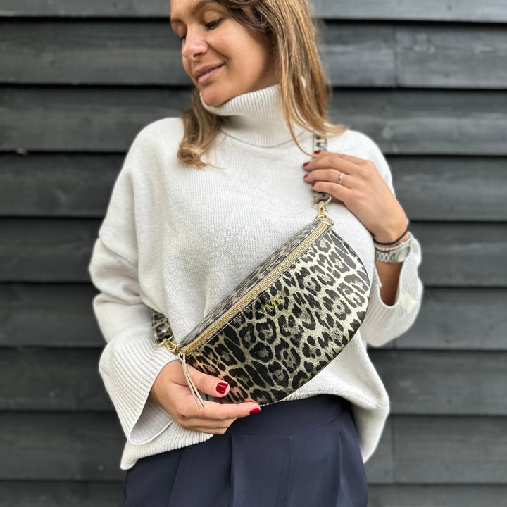 Billie Personalised Leather Waist Bag