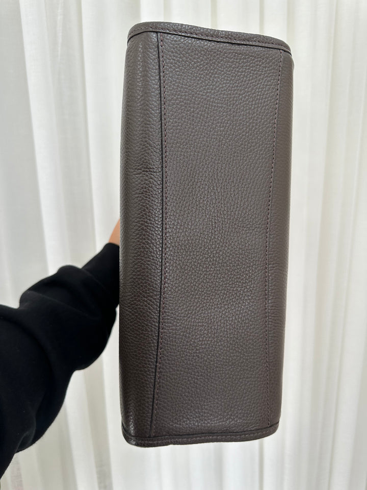 Sample Midi Leather Tote Bag and purse Chestnut Brown