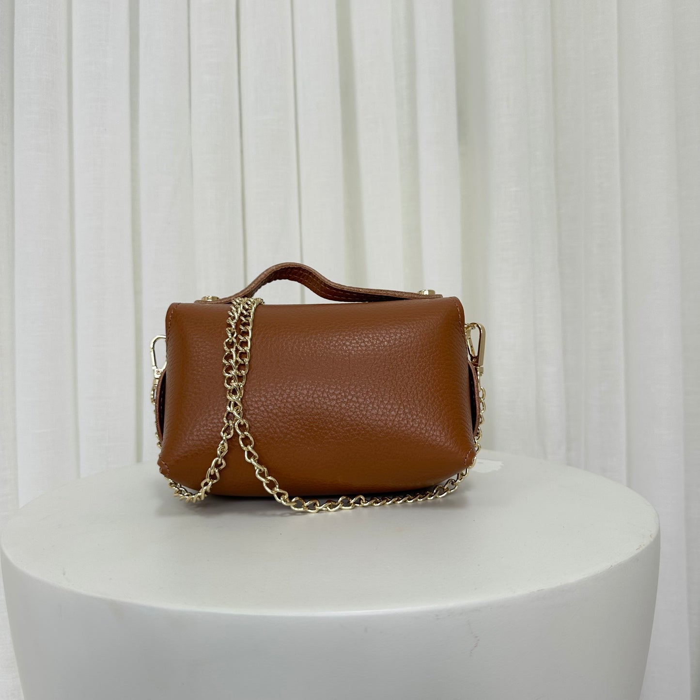 SAMPLE SALE - Mini Top Handle Leather Bag