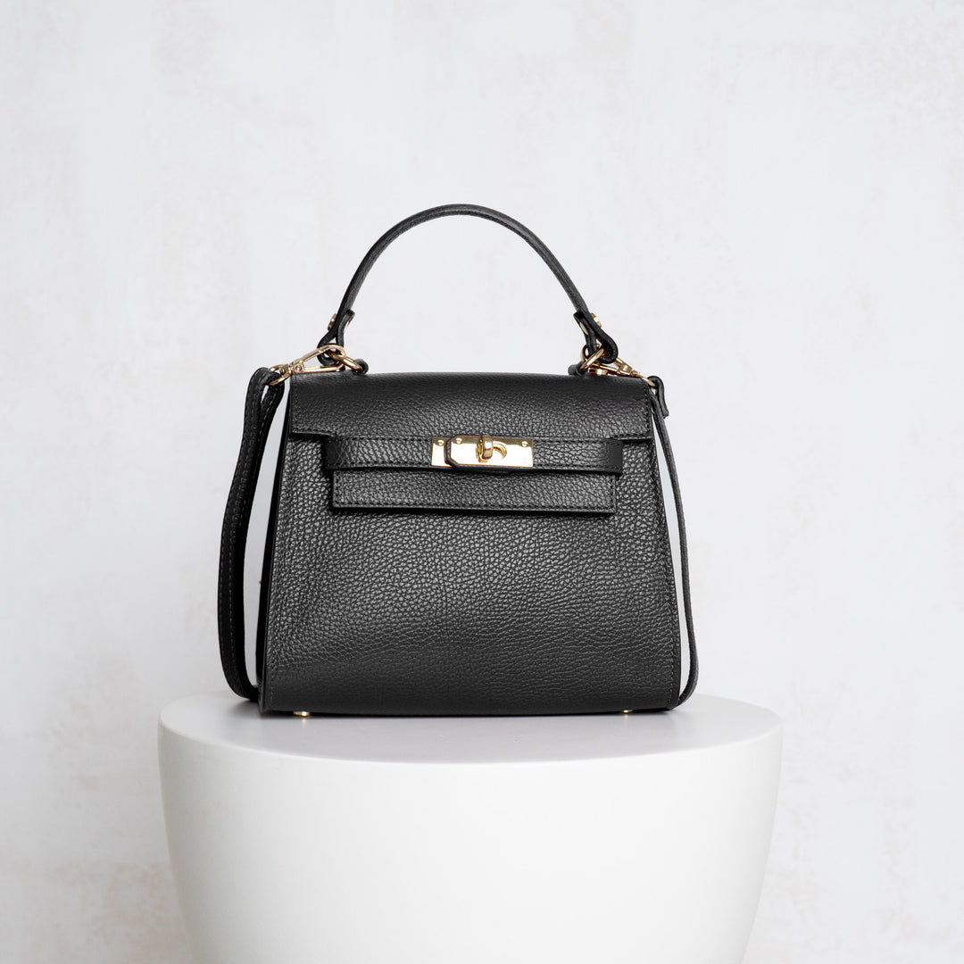 Grace Leather Top handle Crossbody Bag