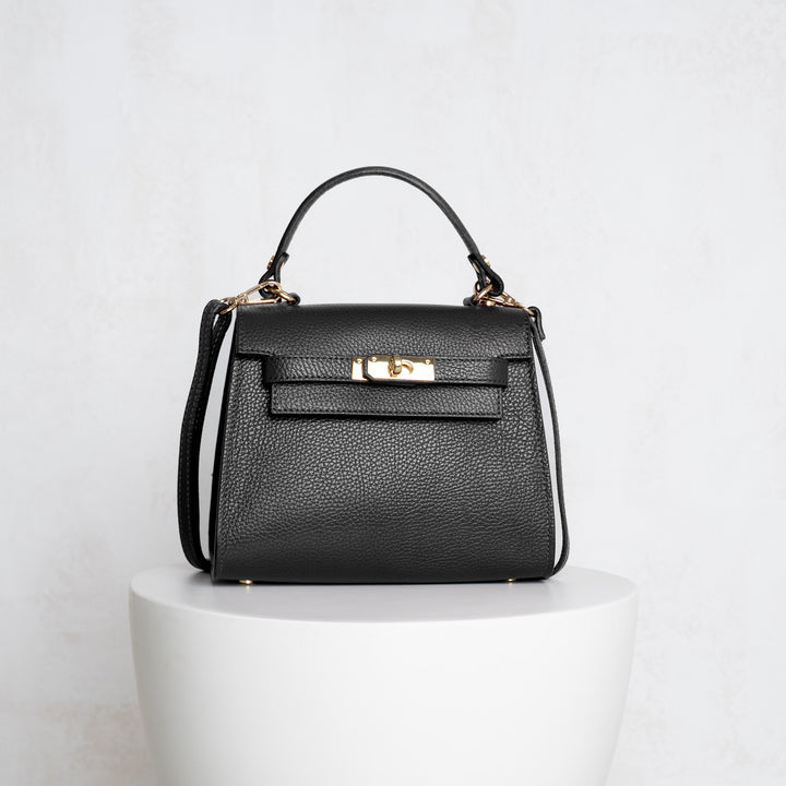 Grace Leather Top handle Crossbody Bag