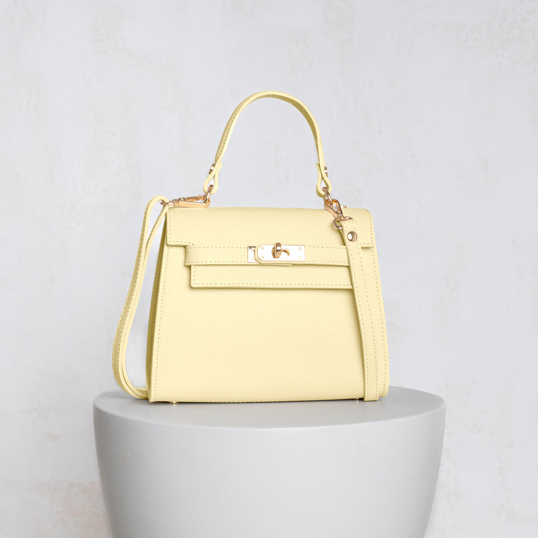 Grace Leather Top handle Crossbody Bag