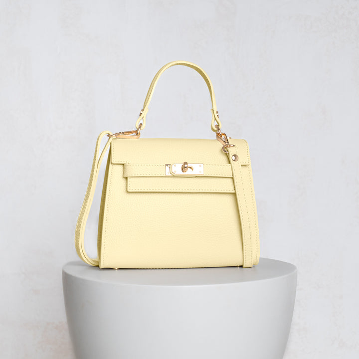 Grace Leather Top handle Crossbody Bag