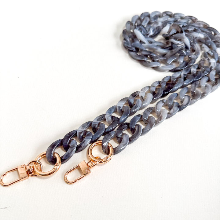 Detachable Colourful Chain Bag Strap | Acrylic Chain Strap