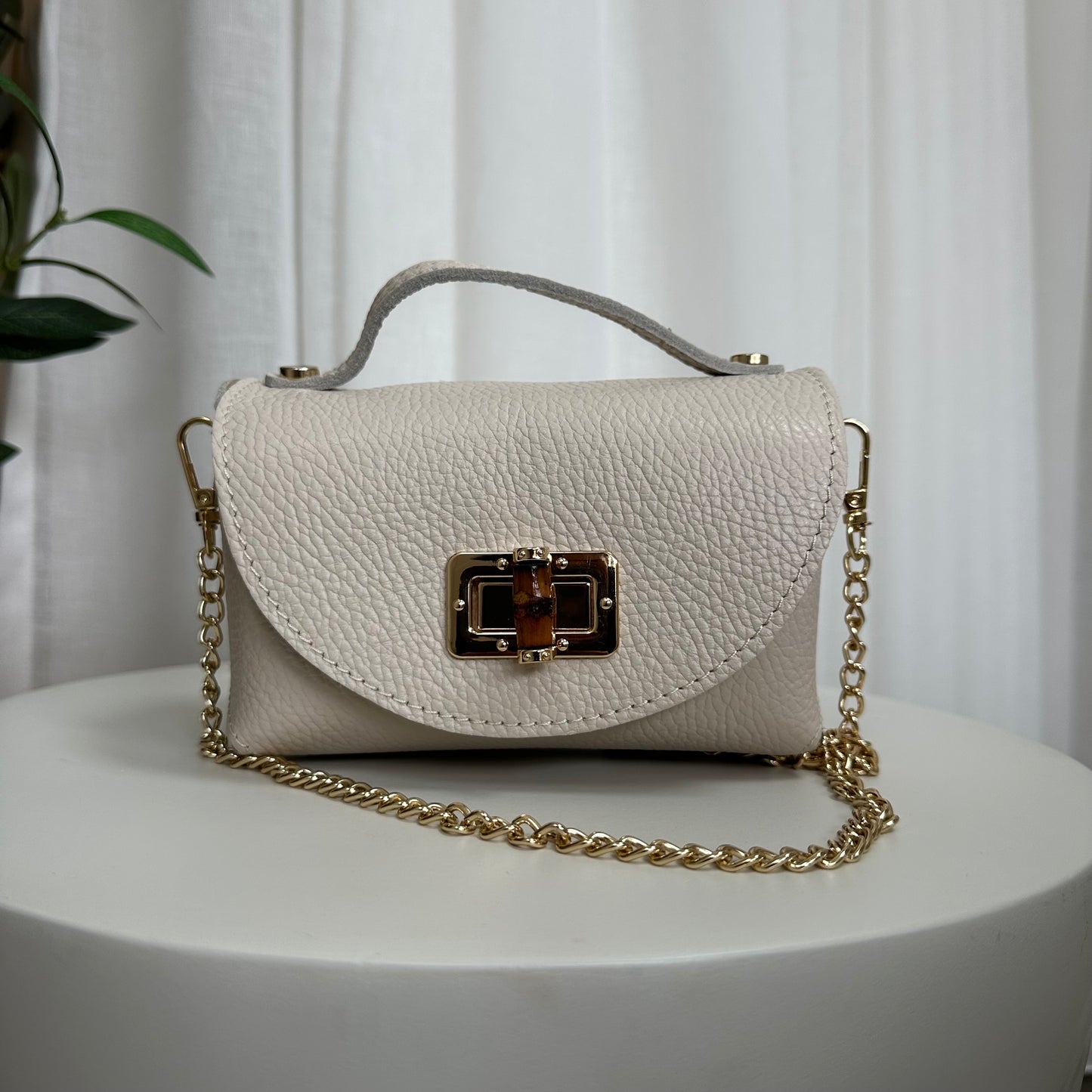 SAMPLE SALE - Mini Top Handle Leather Bag