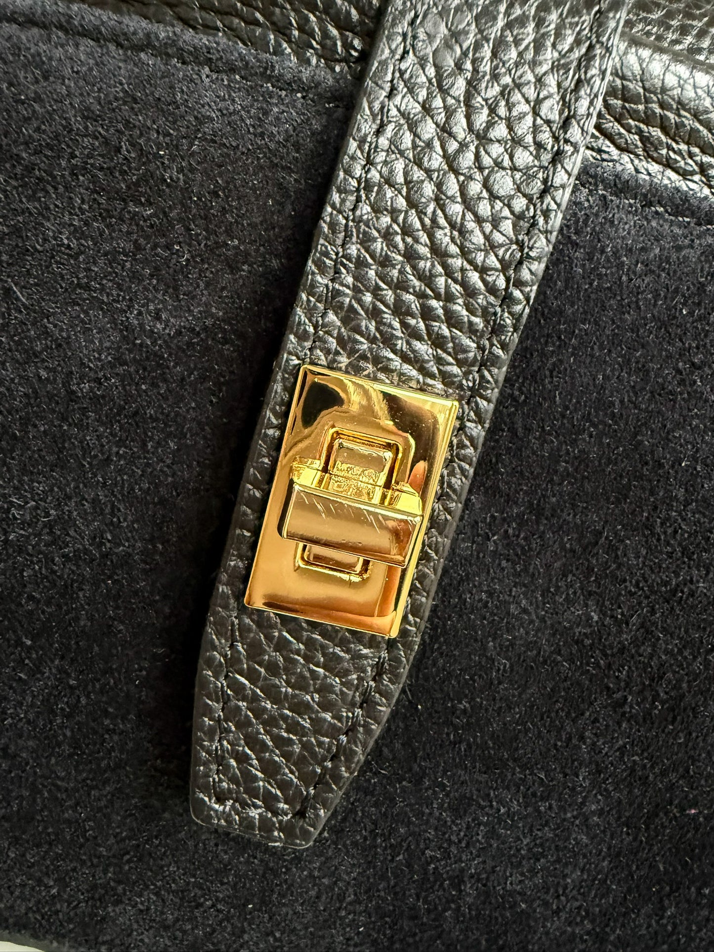 SECONDS - Fin Suede Leather Crossbody Bag