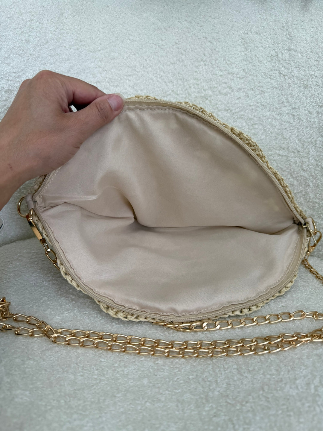Shell Straw bag
