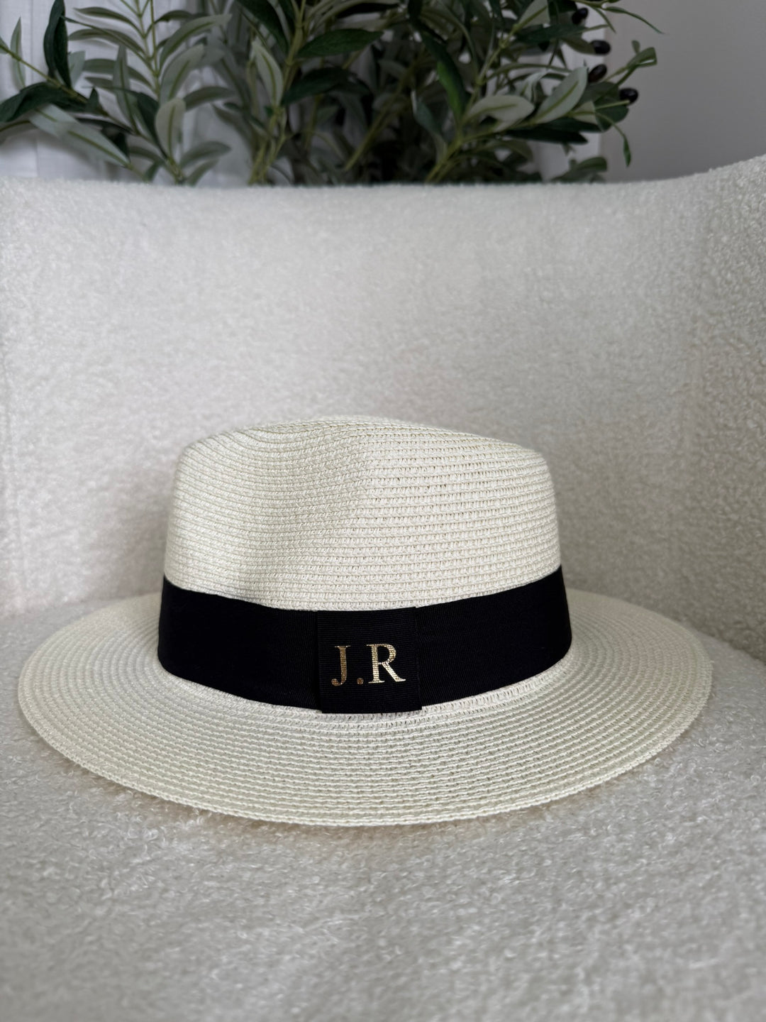 J.R - Pre-Printed Beige Medium hat