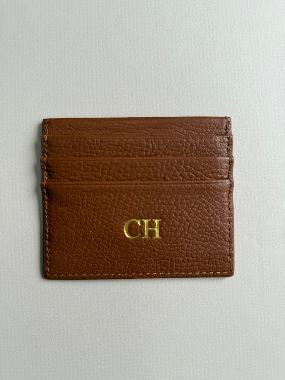 CH - Pre-printed Leather Card Holder