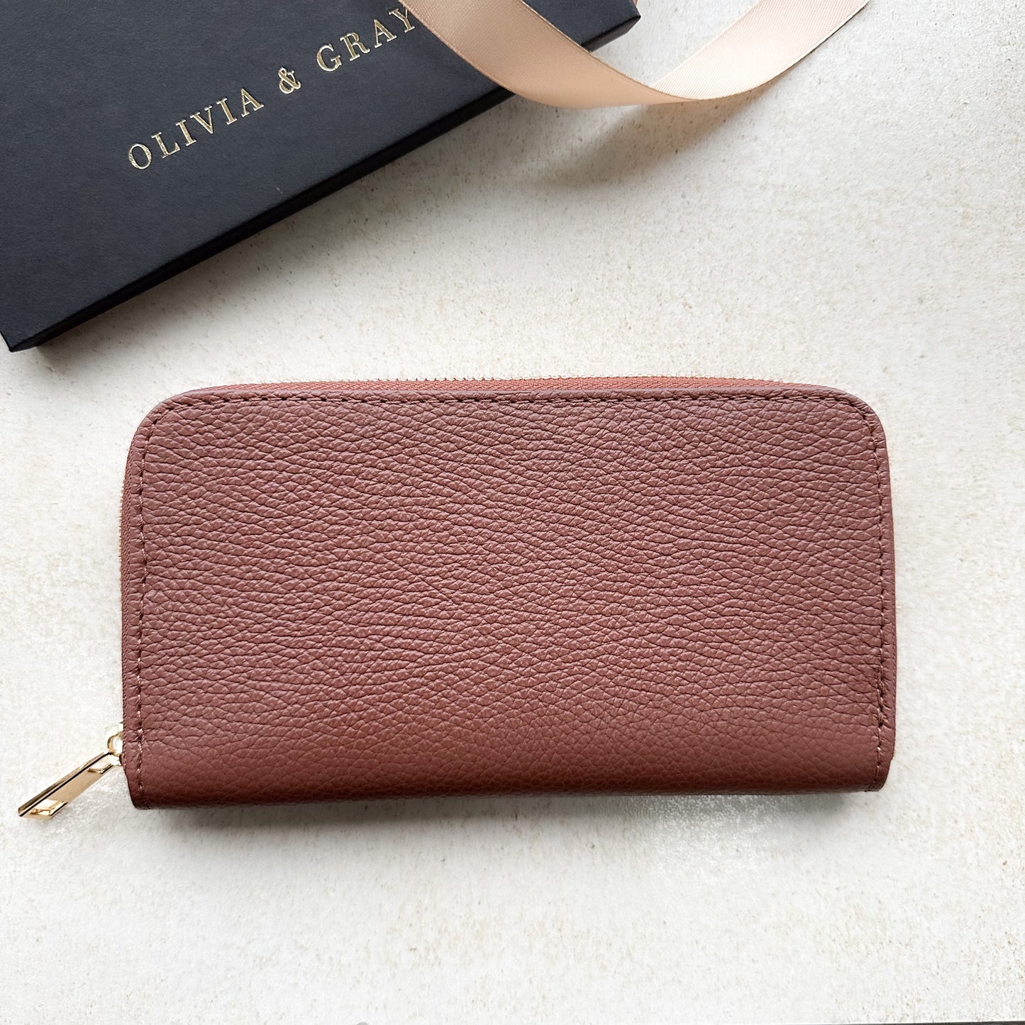 Sash Long Personalised Leather Purse