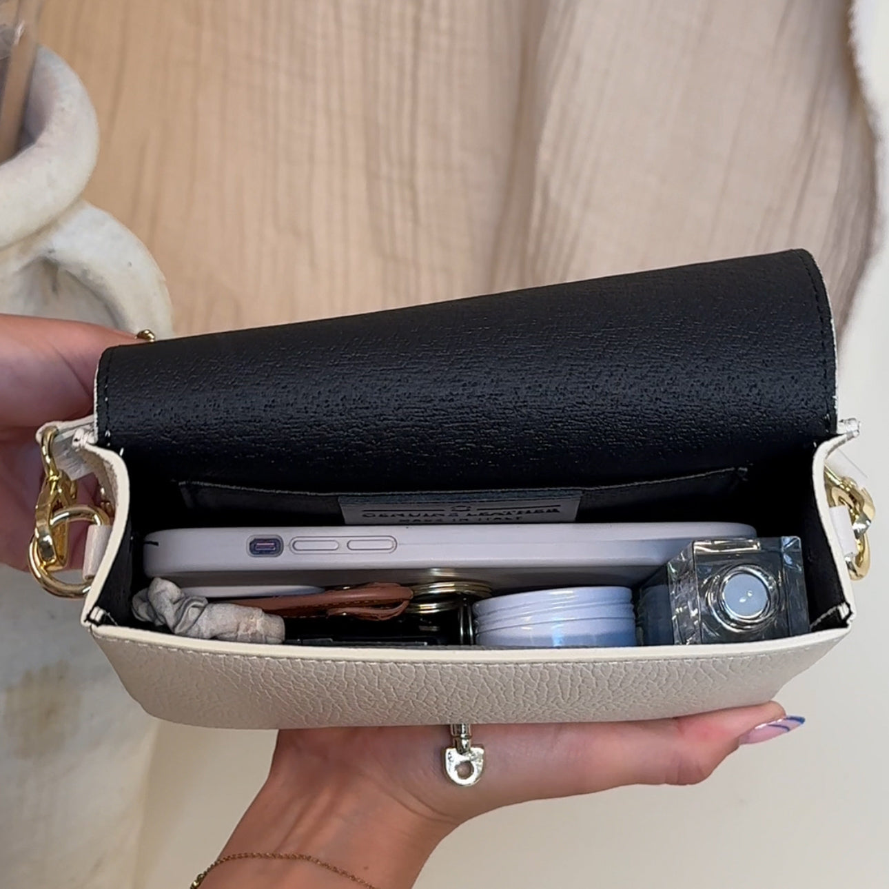 Margot Personalised Leather Satchel Crossbody Bag – OLIVIA AND