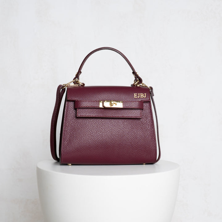 Grace Leather Top handle Crossbody Bag