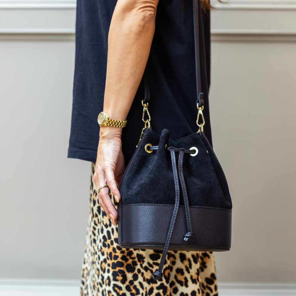Amara Suede Handbag