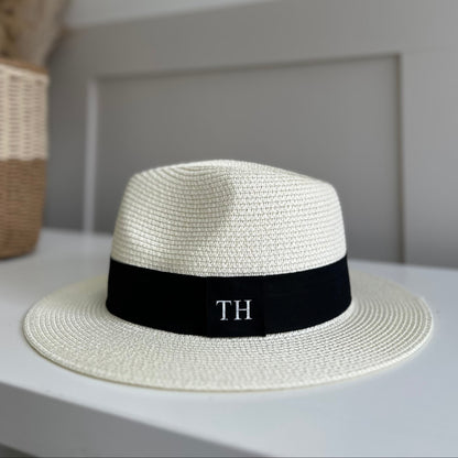 summer hat personalised 