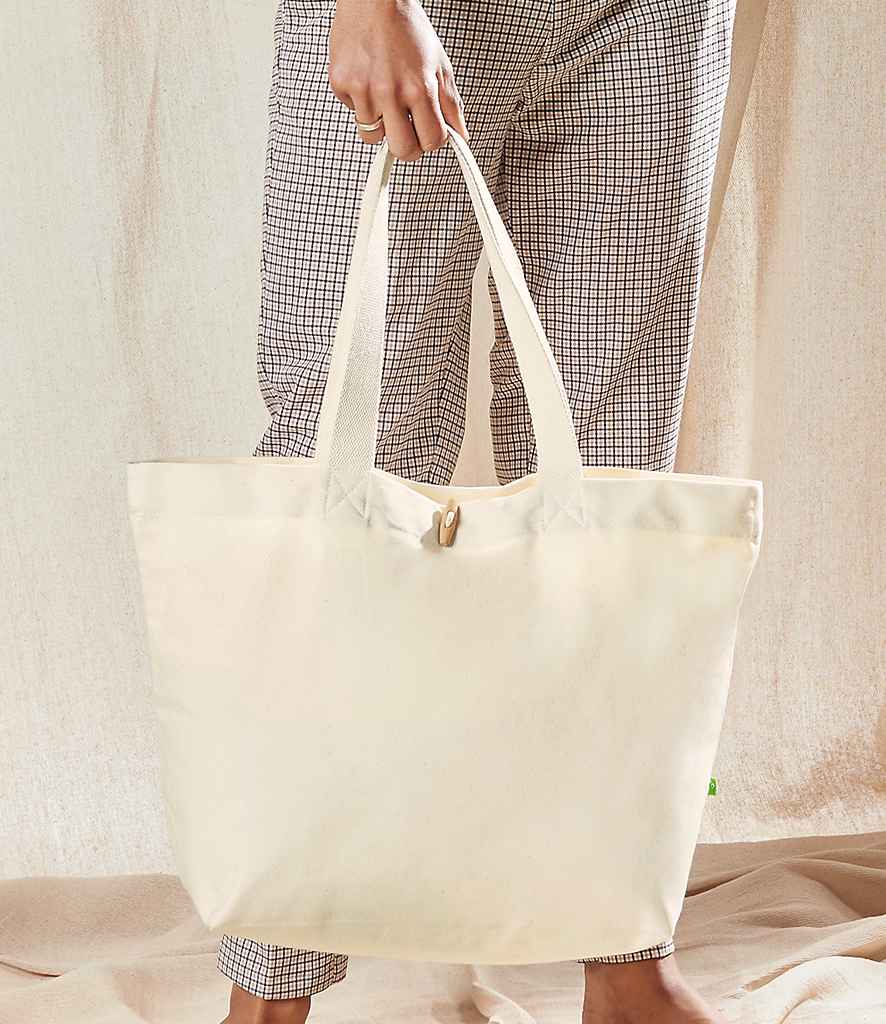 SAMPLE Personalised Organic Canvas Premium Tote bag