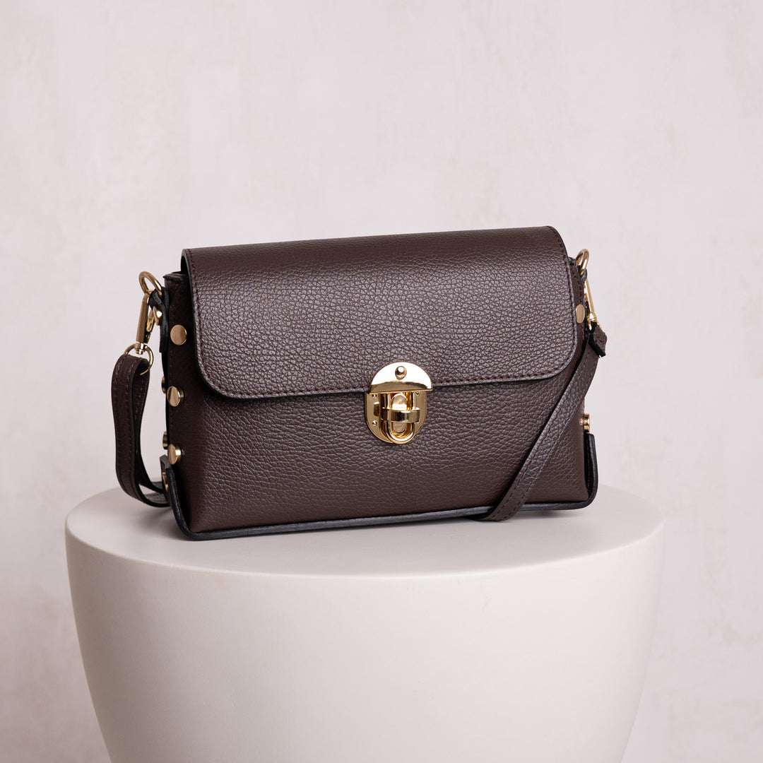 Millie Personalised Leather Crossbody Bag