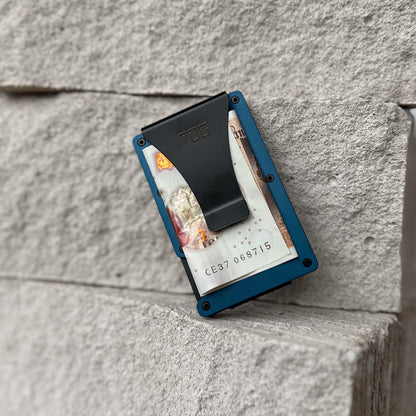 Personalised Card Holder Metal Wallet with Money Clip RFID Blocking
