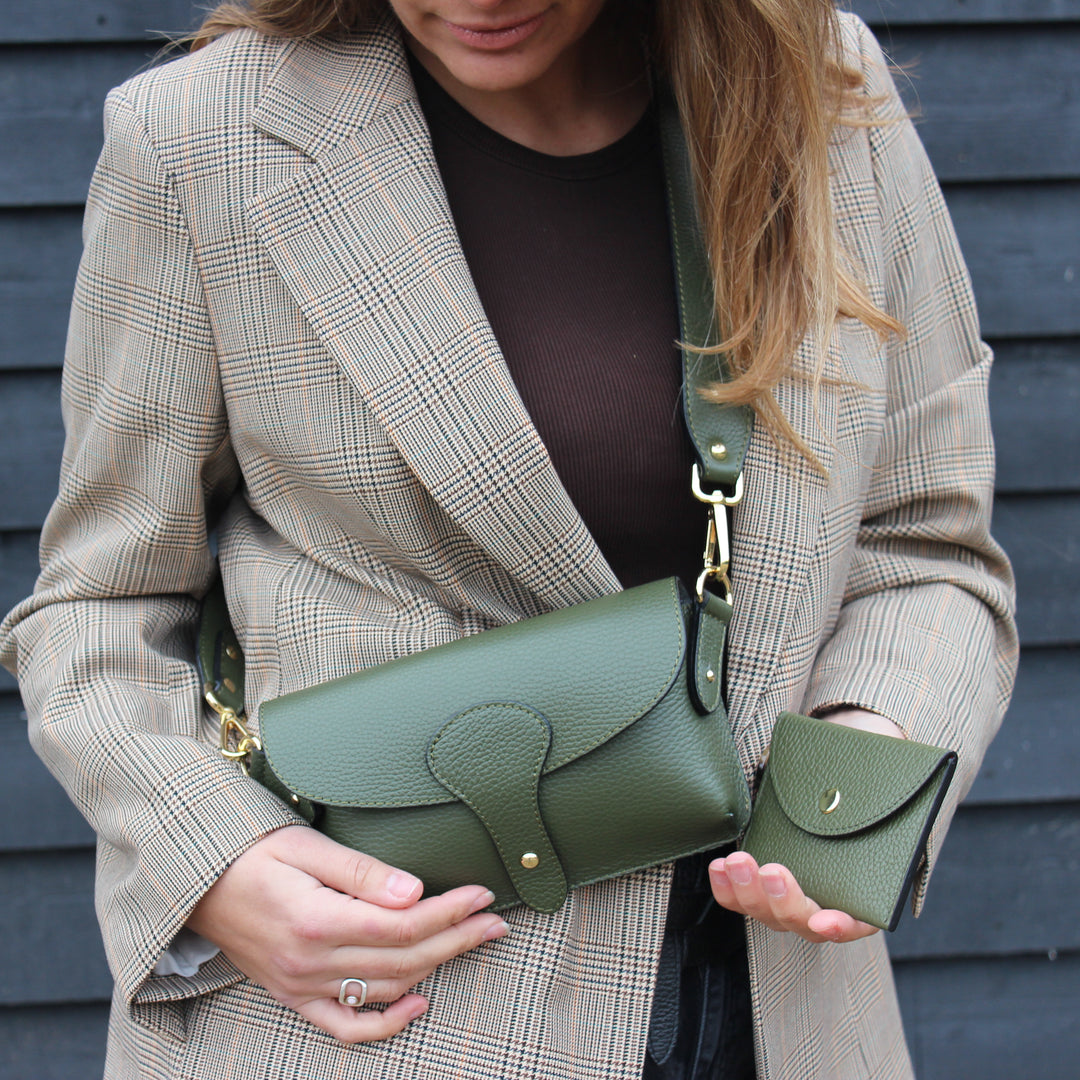 Arabella with a pairs with bella purse