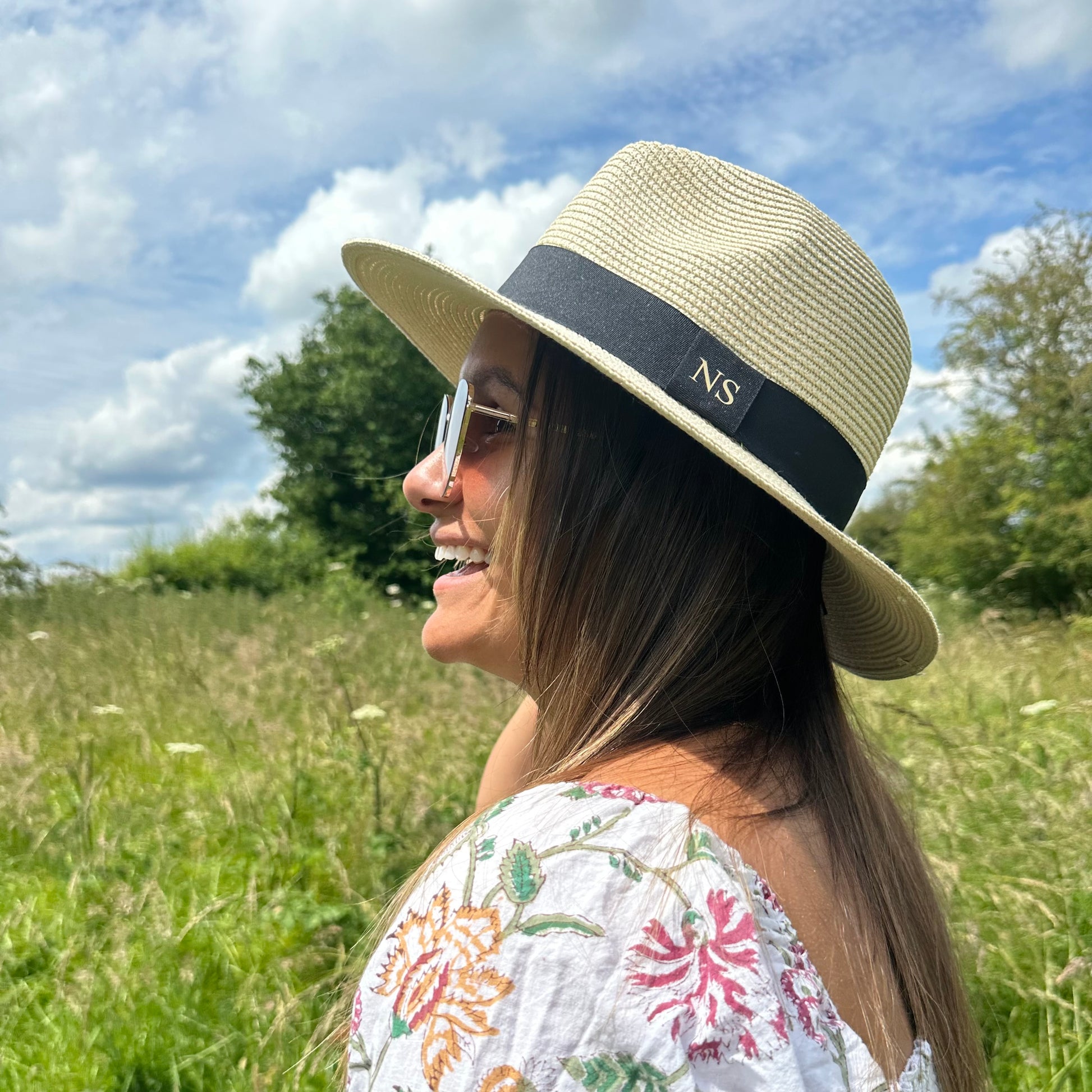 personalised panama hat 